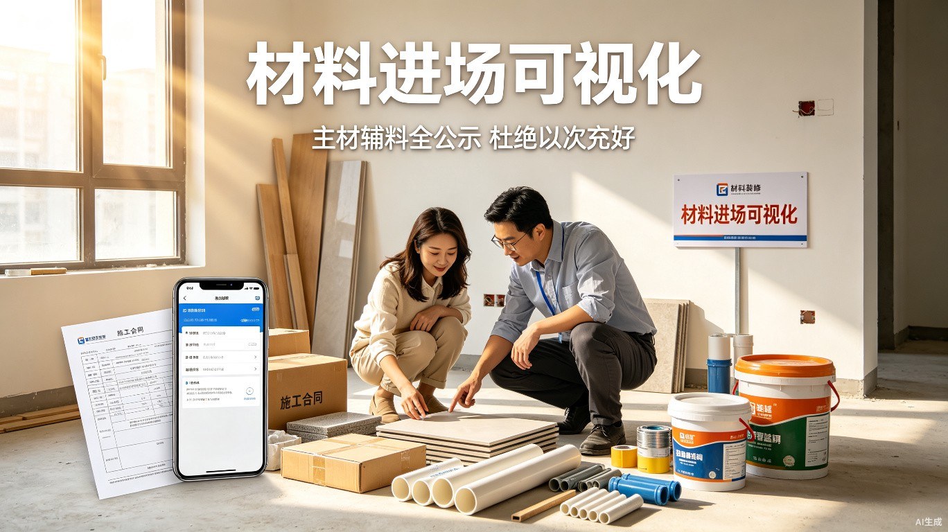 厦门千达成装饰推出材料进场可视化体系