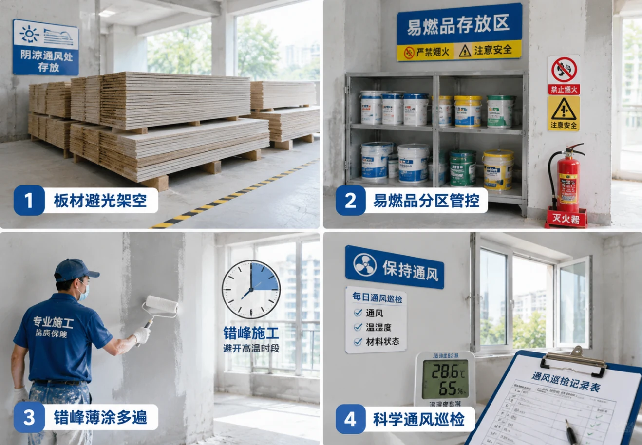 装修材料存放
