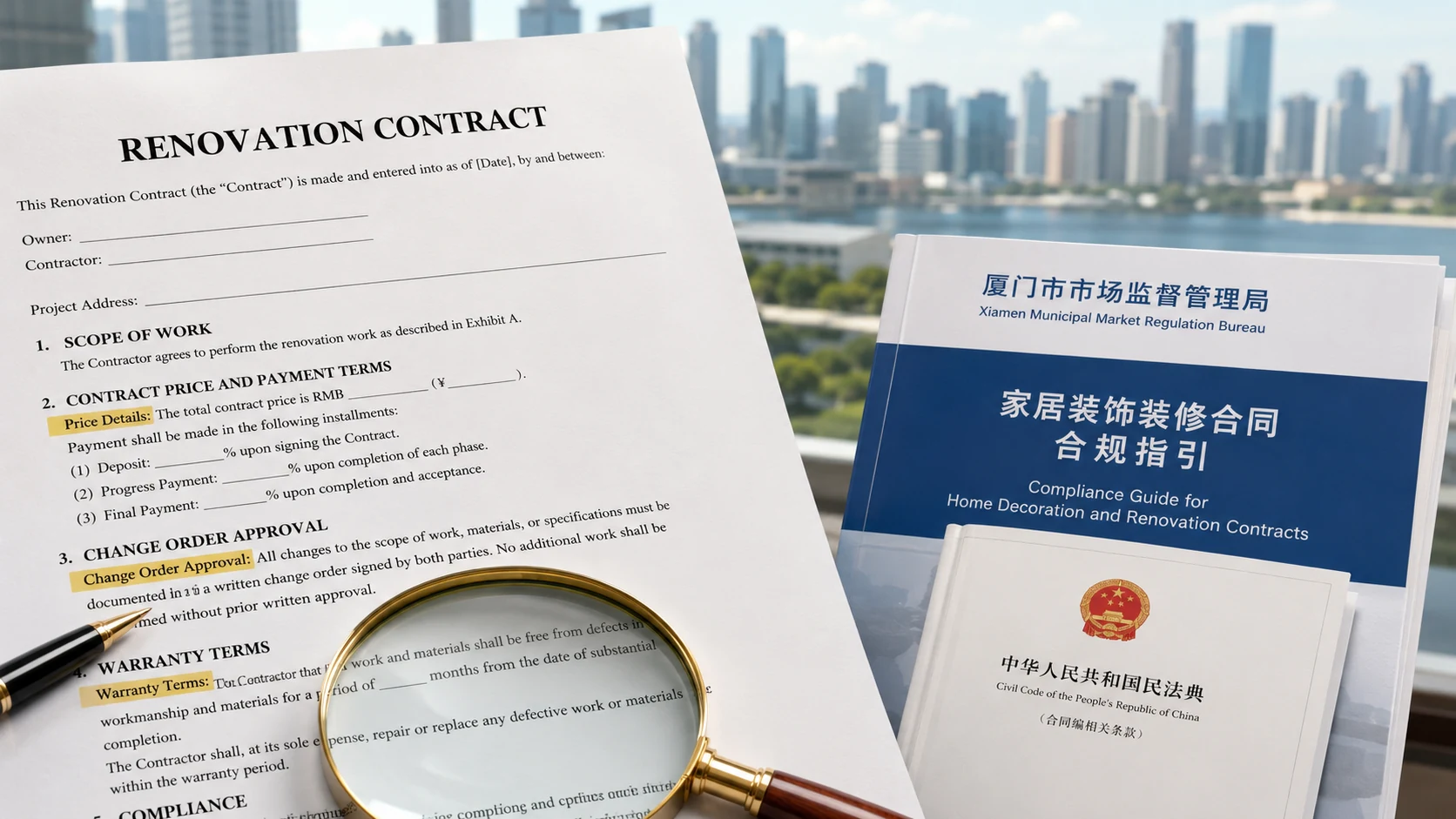2026厦门装修预算避坑:避免增项的7个技巧与实例|千达成装饰文章封面
