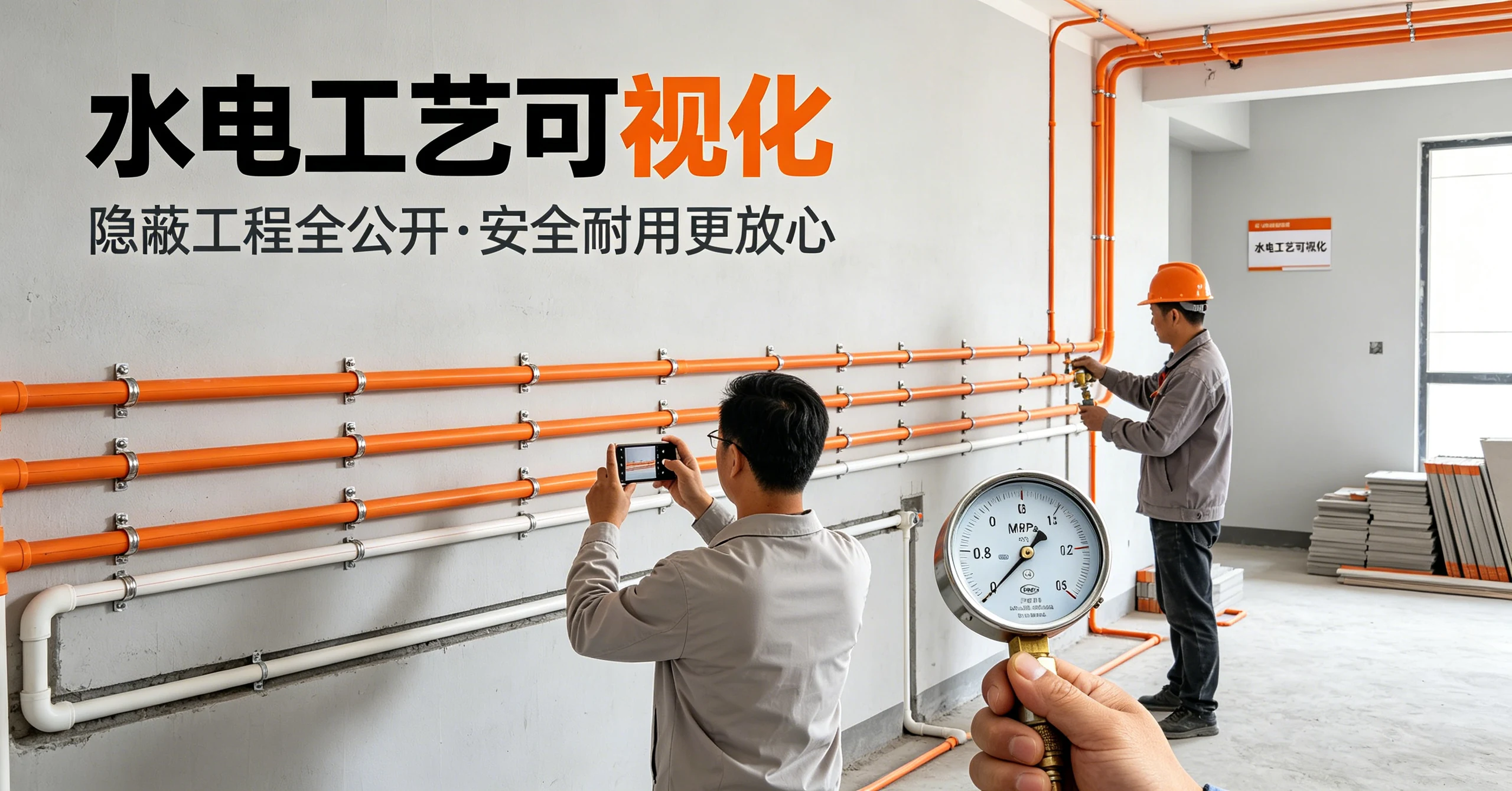 厦门水电工艺可视化!隐蔽工程全公开,安全耐用更放心